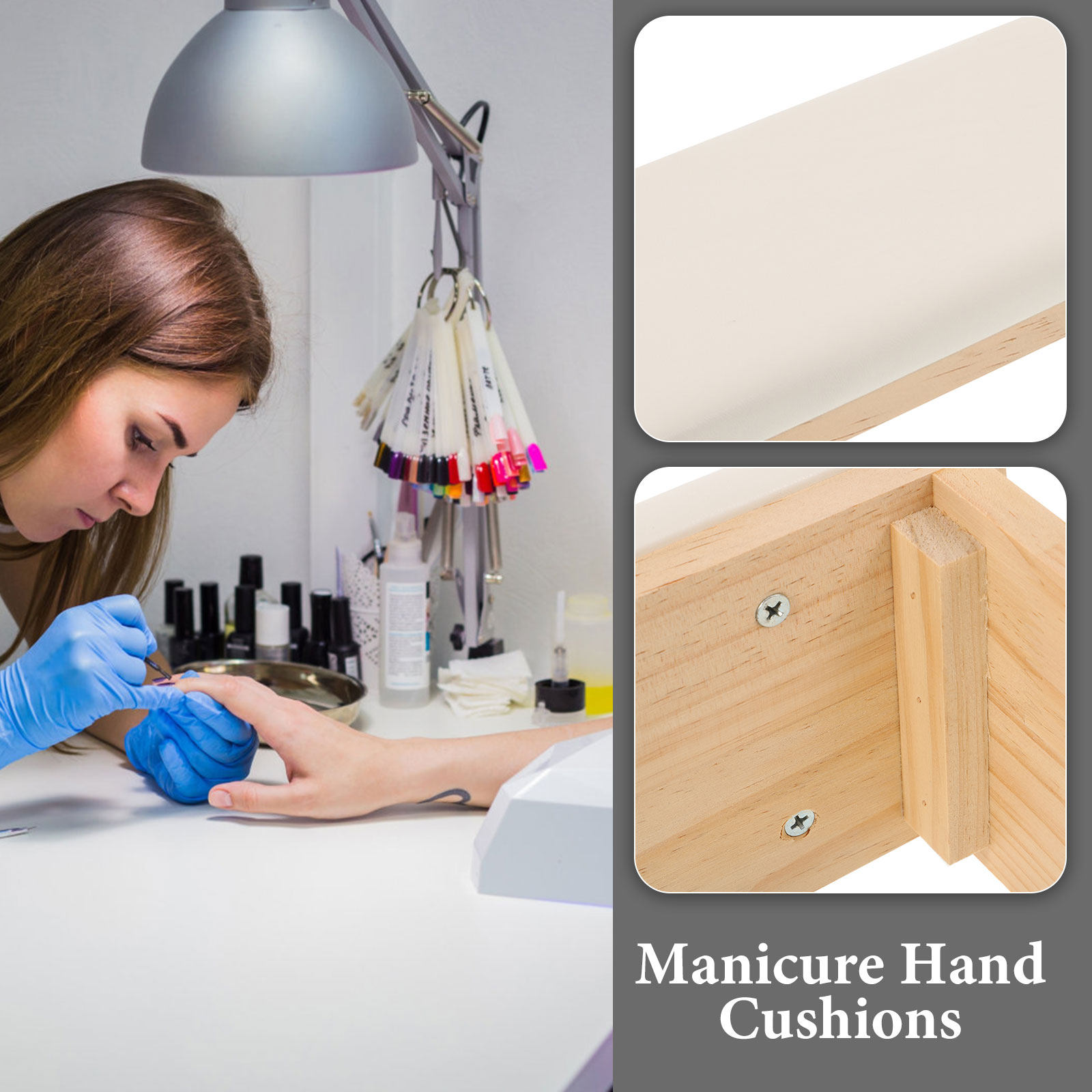 1pc Nail Arm Rest Cushion for  - Wrist Rest Wood 리뷰 및 가격