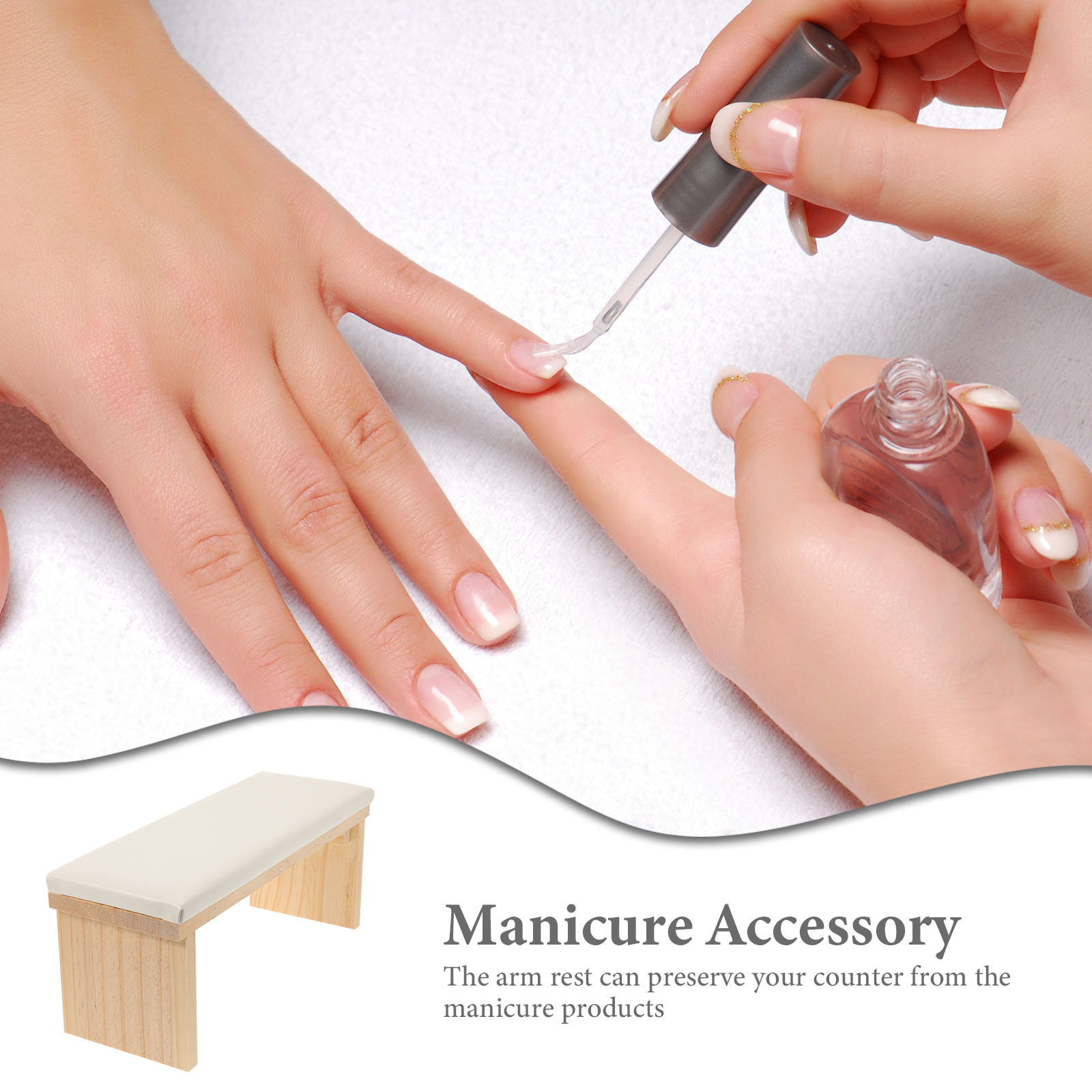 1pc Nail Arm Rest Cushion for  - Wrist Rest Wood 리뷰 및 가격