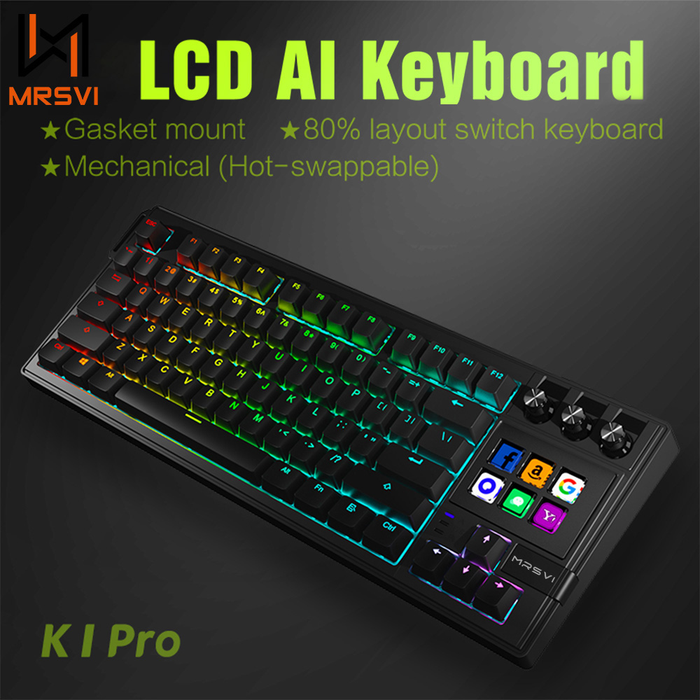 MRSVI K1 PRO Visual LCD AI Key - Gaming Keyboard Thocky 리뷰 및 가격