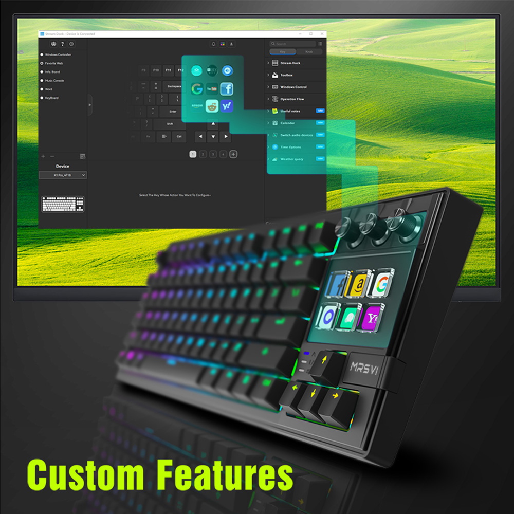 MRSVI K1 PRO Visual LCD AI Key - Gaming Keyboard Thocky 리뷰 및 가격