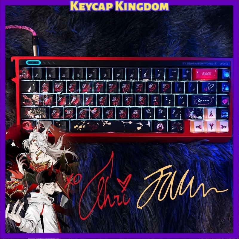 Faker Hall of Fame Ahri themed - Gaming Keyboard Ergo 리뷰 및 가격