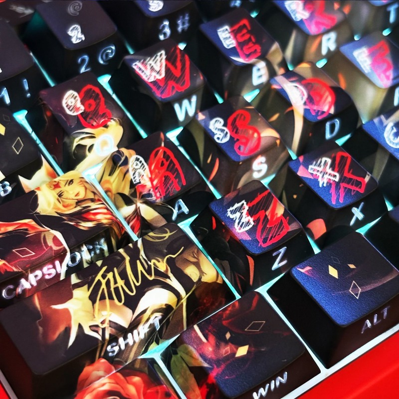 Faker Hall of Fame Ahri themed - Gaming Keyboard Ergo 리뷰 및 가격