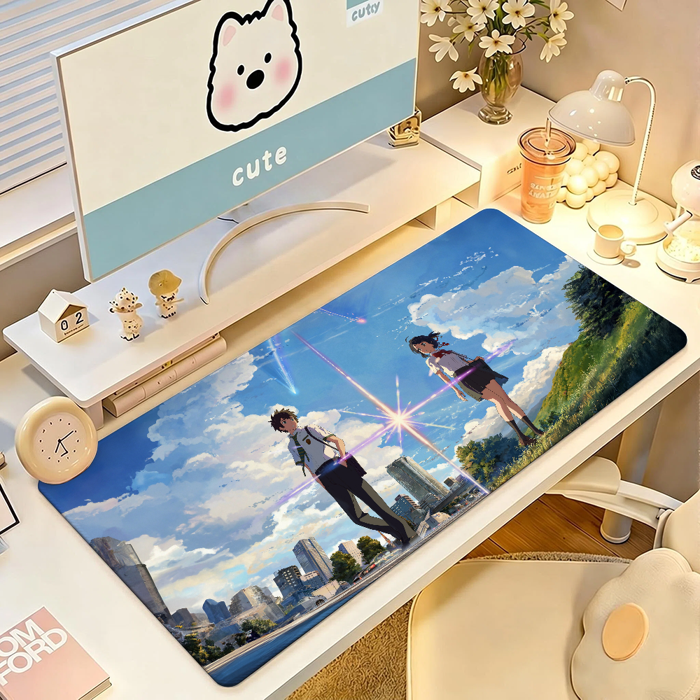 Anime Y-Your N-Name Mouse Pad  - Gaming Keyboard Name 리뷰 및 가격
