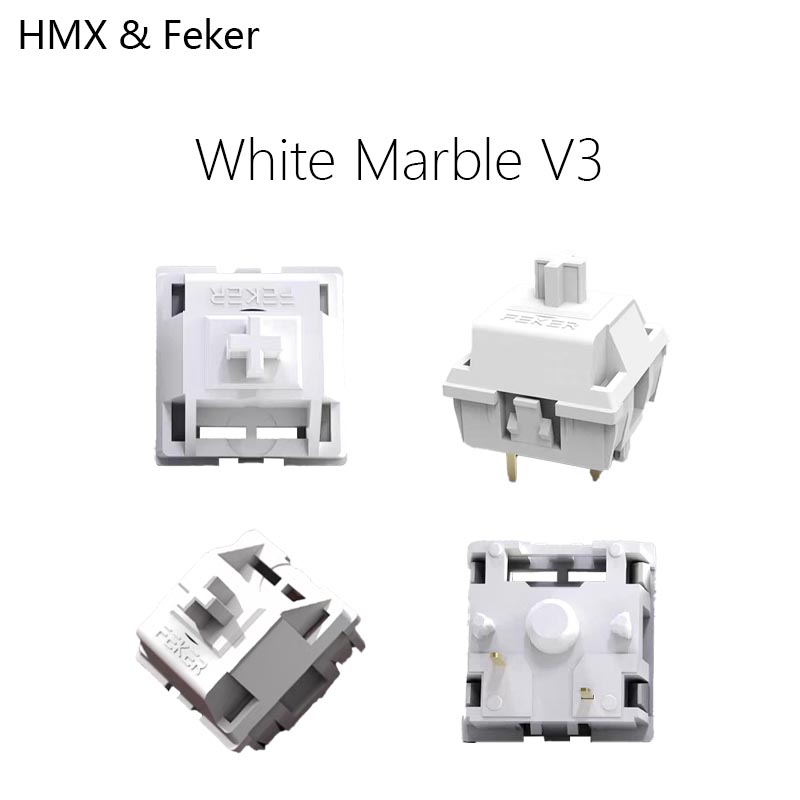 HMX Feker White Marble V3 Hot  - Gaming Keyboard Hot Swappable 리뷰 및 가격