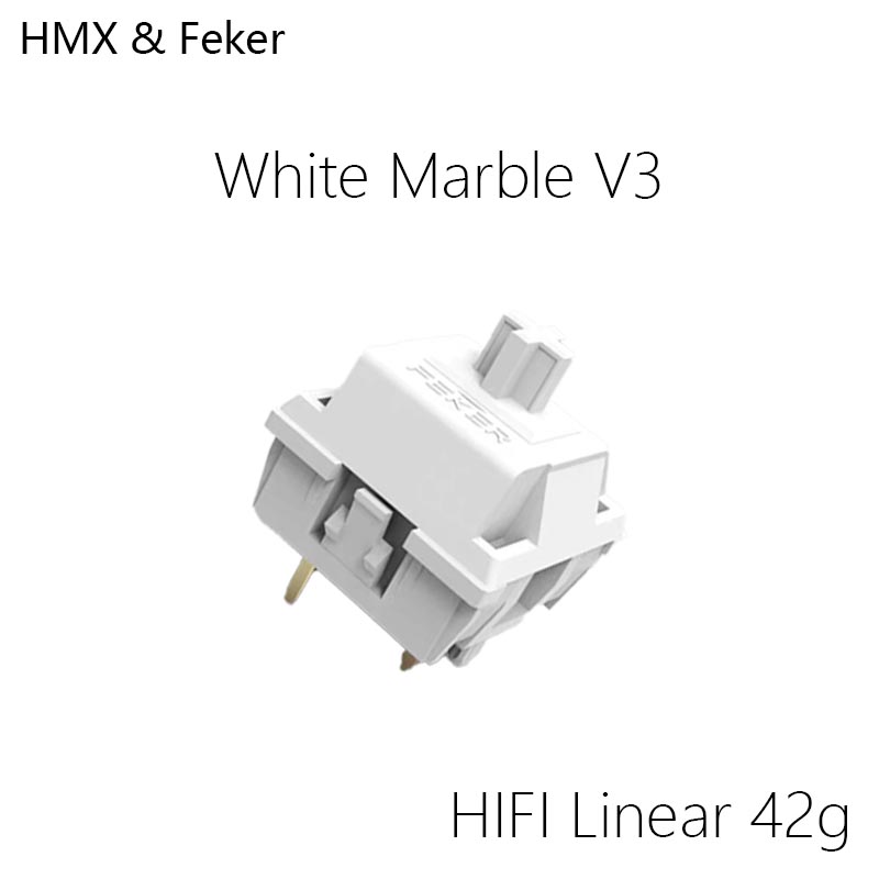 HMX Feker White Marble V3 Hot  - Gaming Keyboard Hot Swappable 리뷰 및 가격