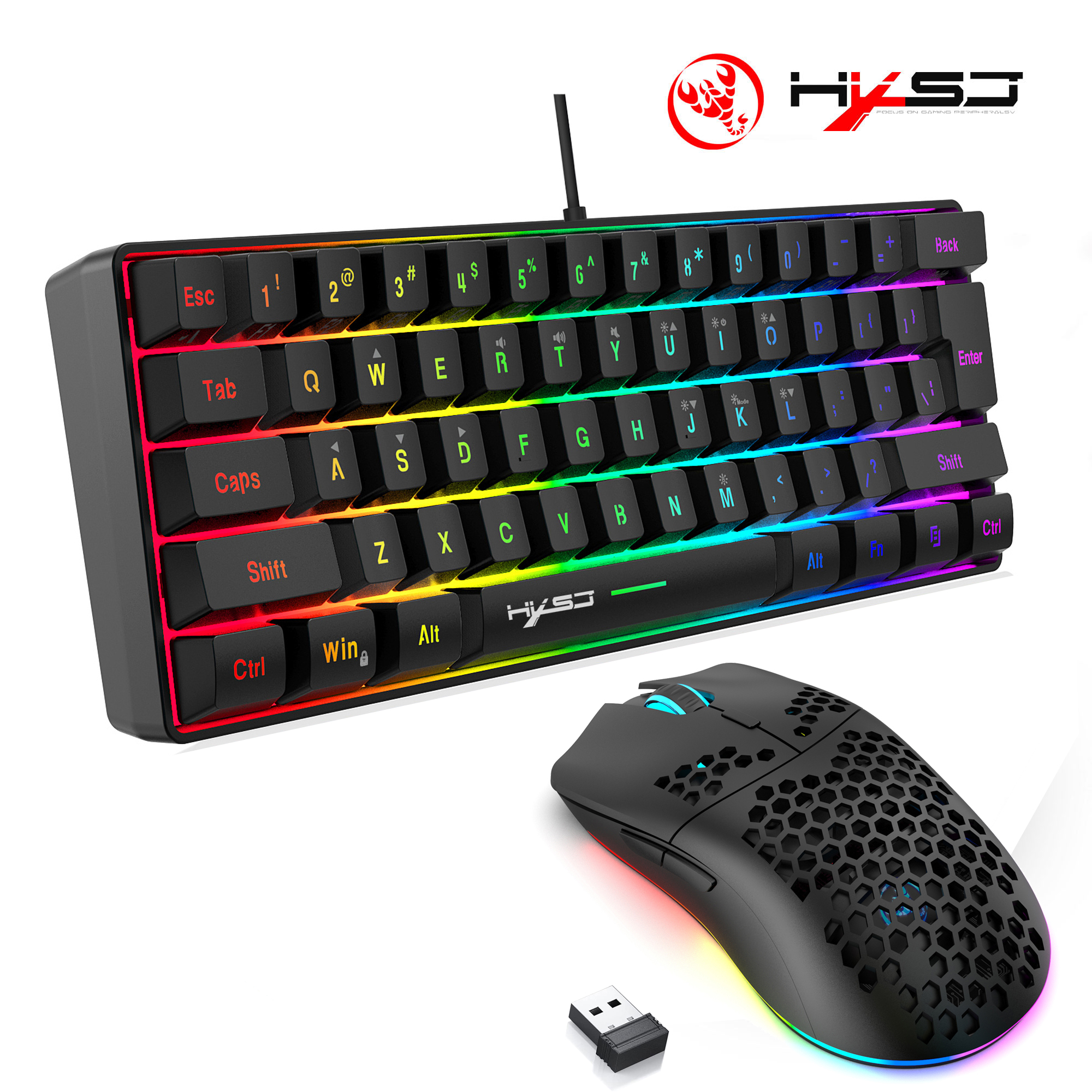 Hot sale 60% mini portable gam - Gaming Keyboard And Mouse Combo Wireless 리뷰 및 가격