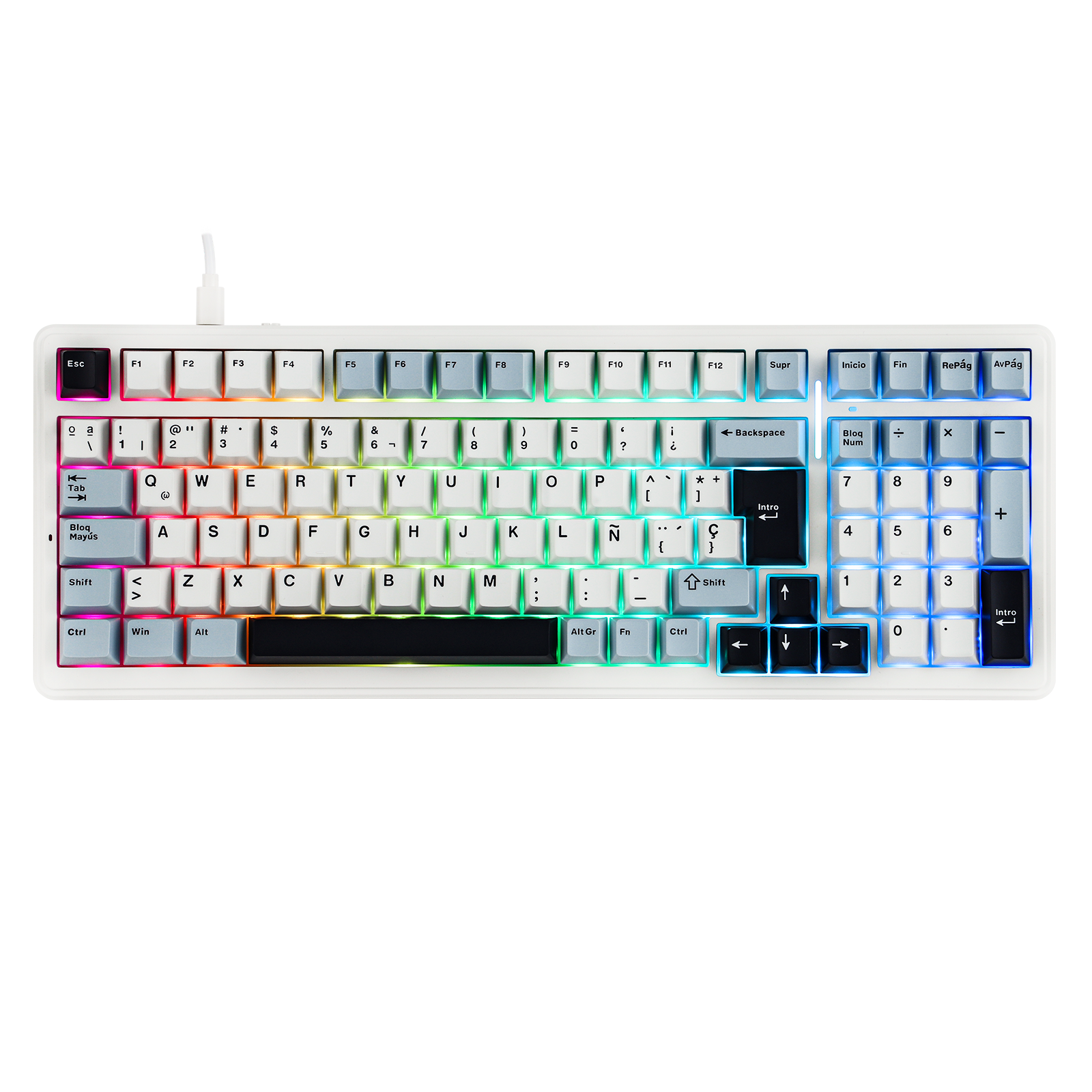 AULA F99 ISO-ES 96% QWERTY Lay - Gaming Keyboard Thocky 리뷰 및 가격