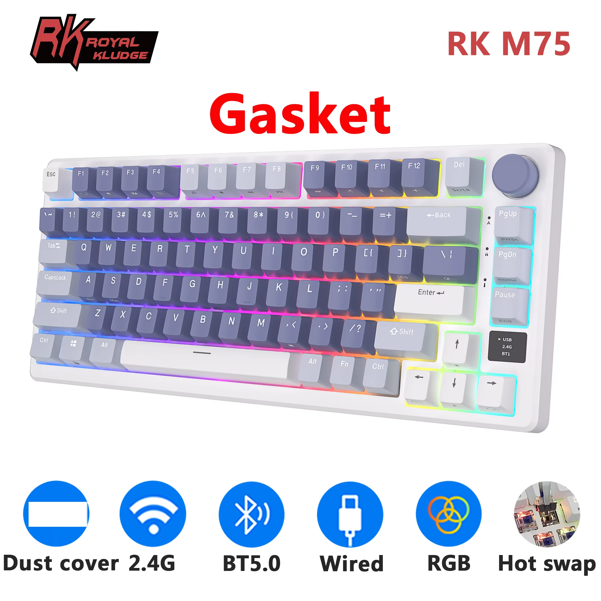 RK ROYAL KLUDGE M75 2.4G Wirel - Gaming Keyboard Mobile 리뷰 및 가격