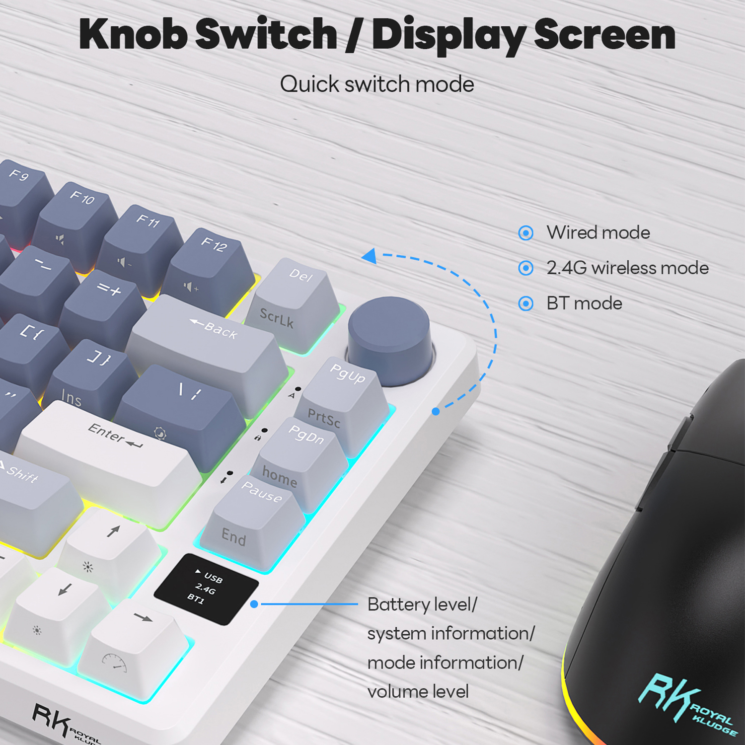 RK ROYAL KLUDGE M75 2.4G Wirel - Gaming Keyboard Mobile 리뷰 및 가격