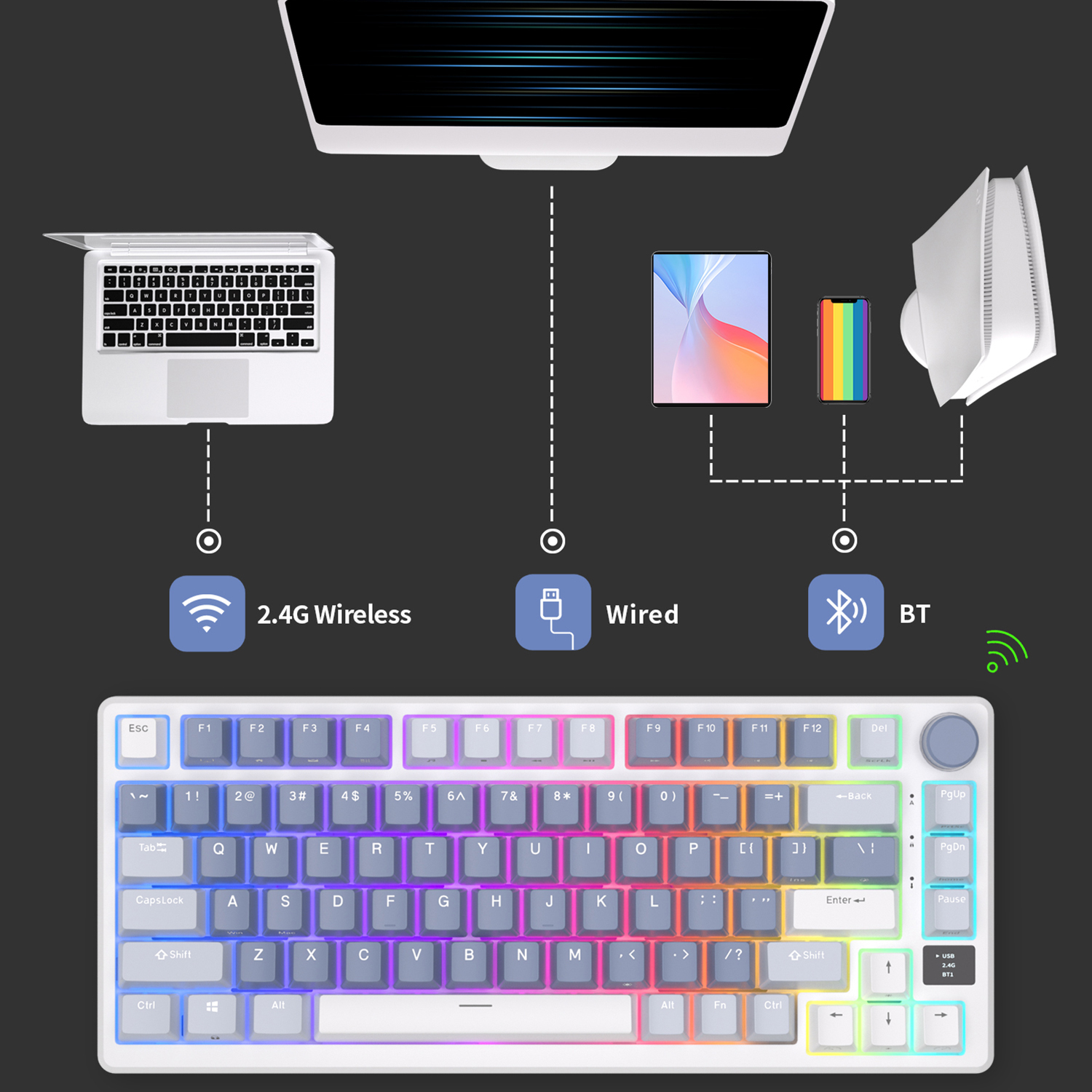 RK ROYAL KLUDGE M75 2.4G Wirel - Gaming Keyboard Mobile 리뷰 및 가격