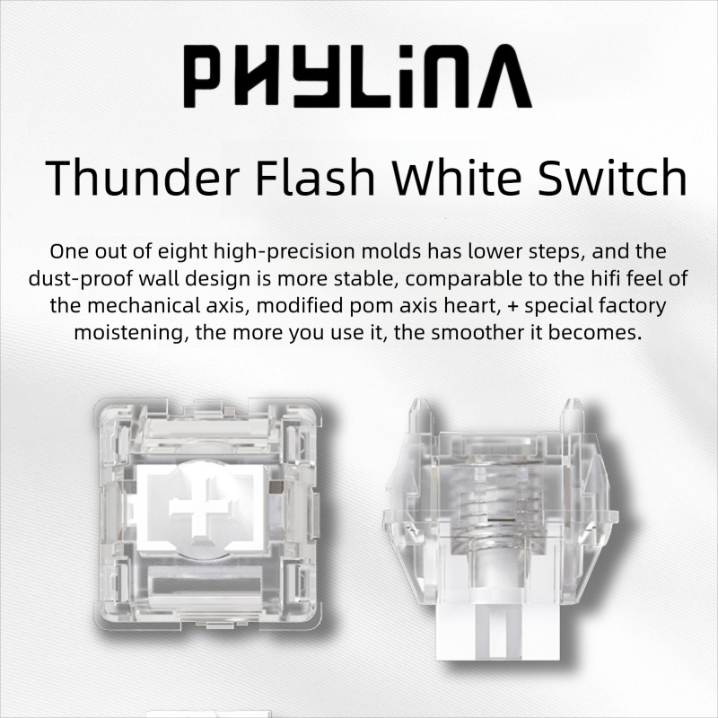 PHYLINA ThunderFlash White Mag - Keyboard Lube Kit 리뷰 및 가격