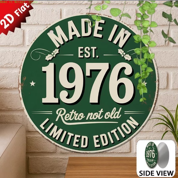 Made in 1976 Retro Not Old 2D  - Brass Weight Plate 리뷰 및 가격
