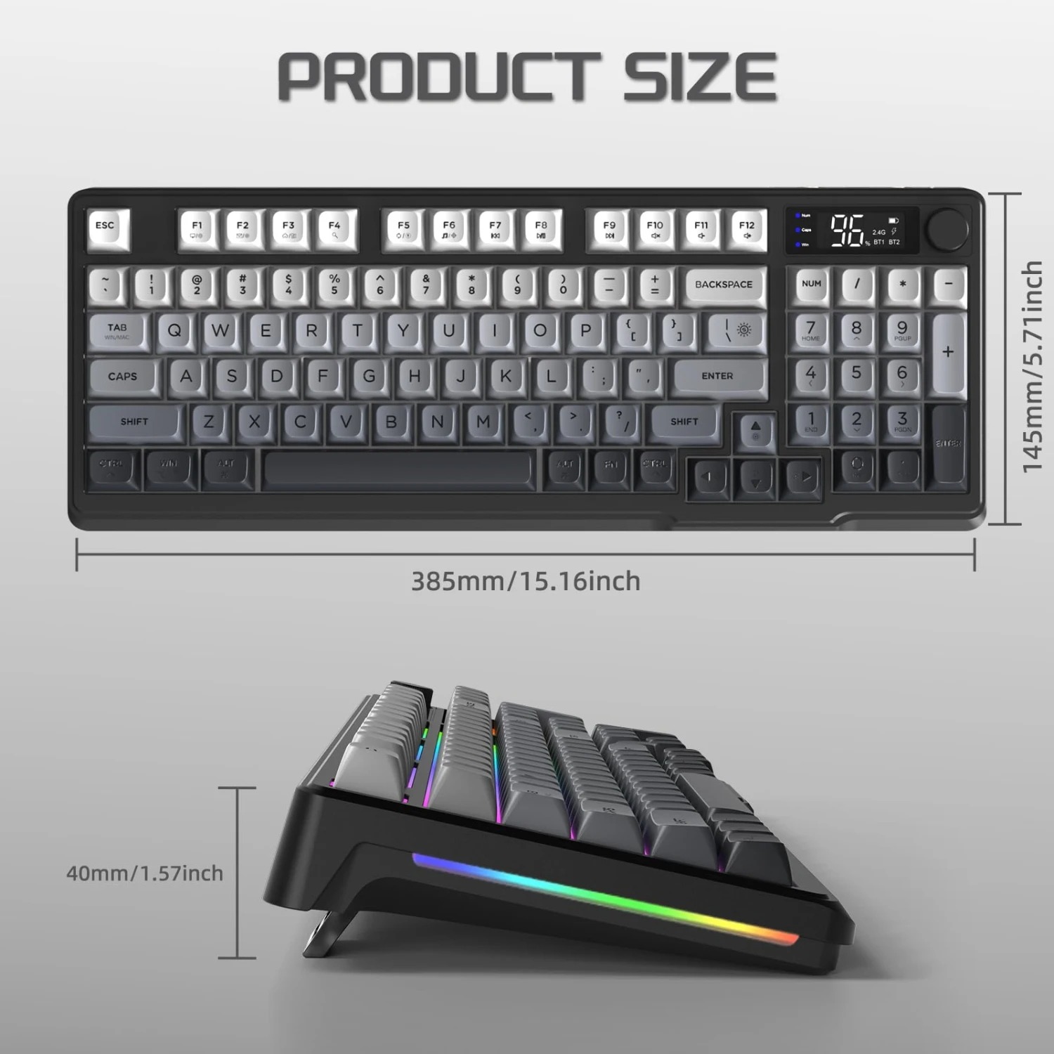 FREEWOLF M96 Wireless Keyboard - Gaming Keyboard 2026 리뷰 및 가격