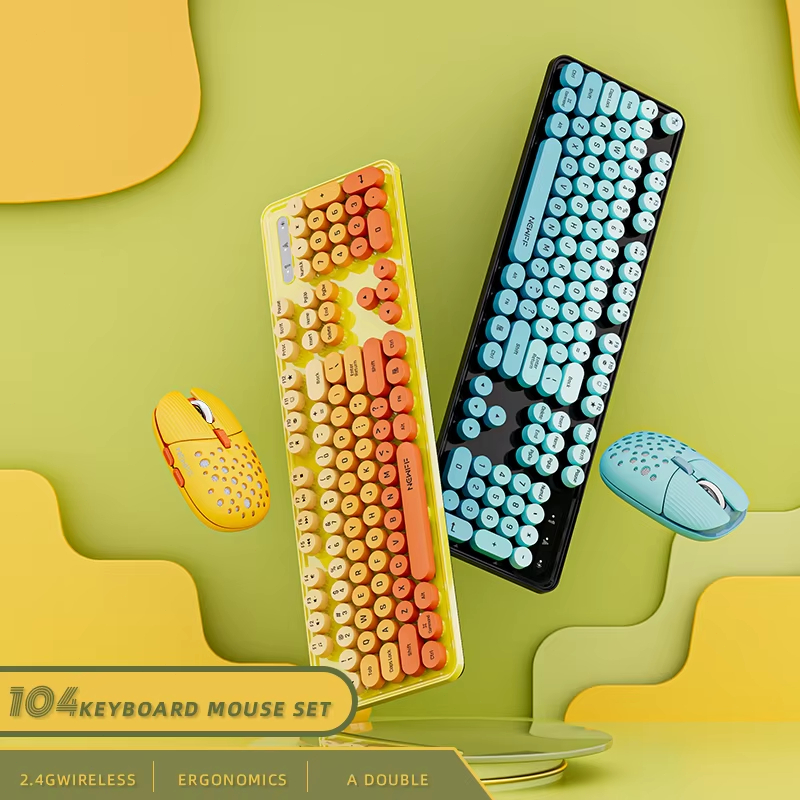 104 Keys 2.4G Wireless Gaming  - Gaming Keyboard And Mouse Combo Wireless 리뷰 및 가격